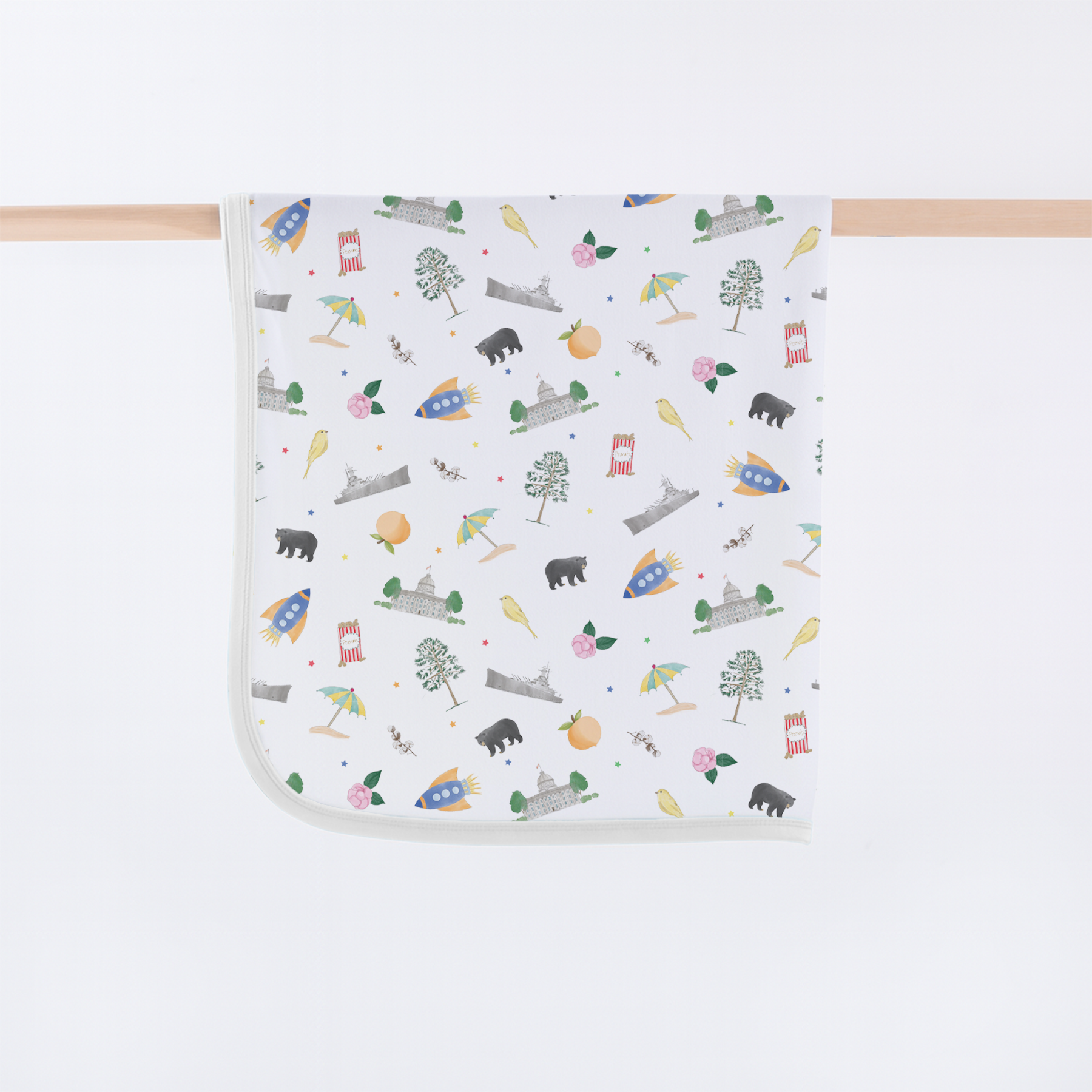 Alabama Kids Organic Cotton Baby Blanket
