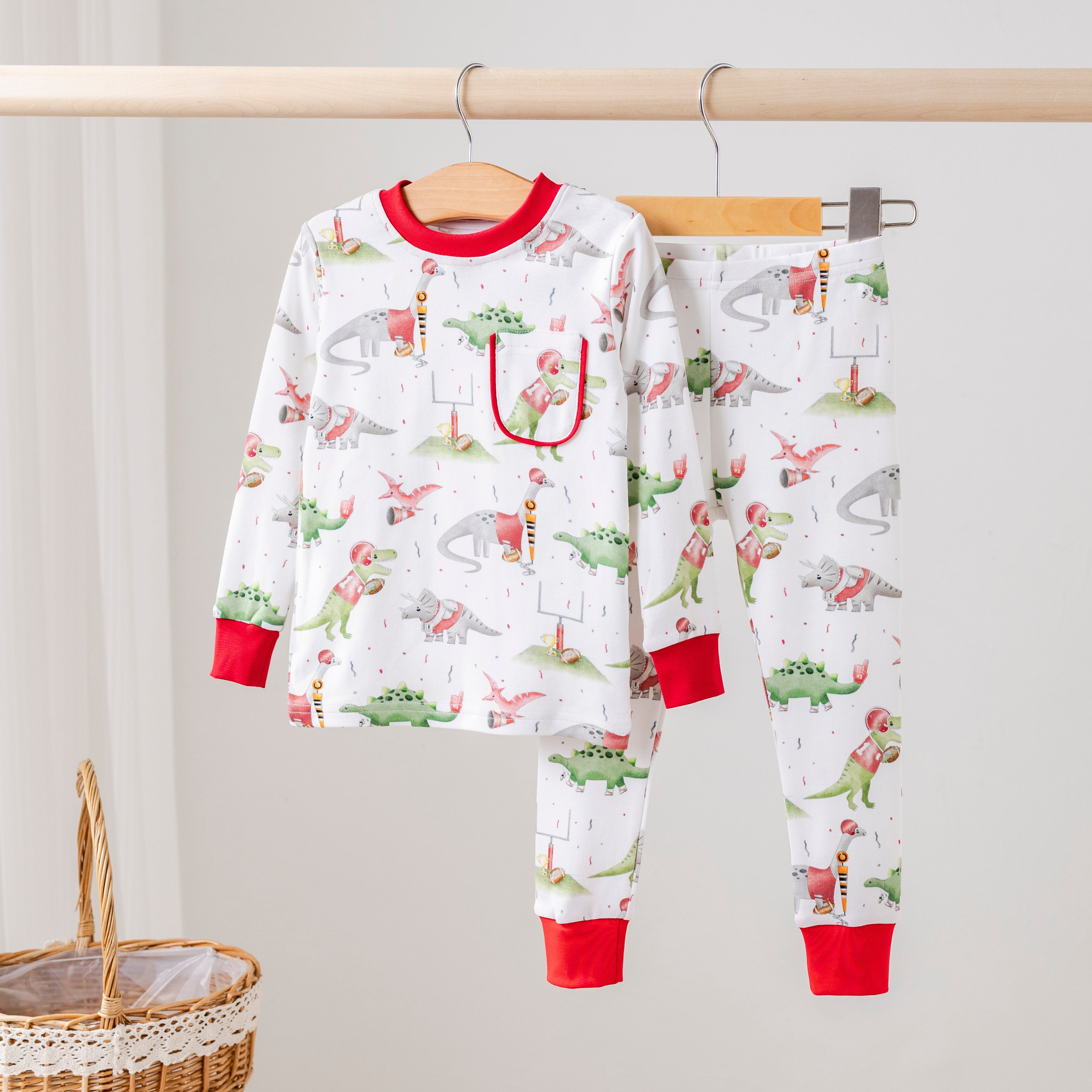 Alabama Dinos All-Stars Organic Cotton Kids Pajamas