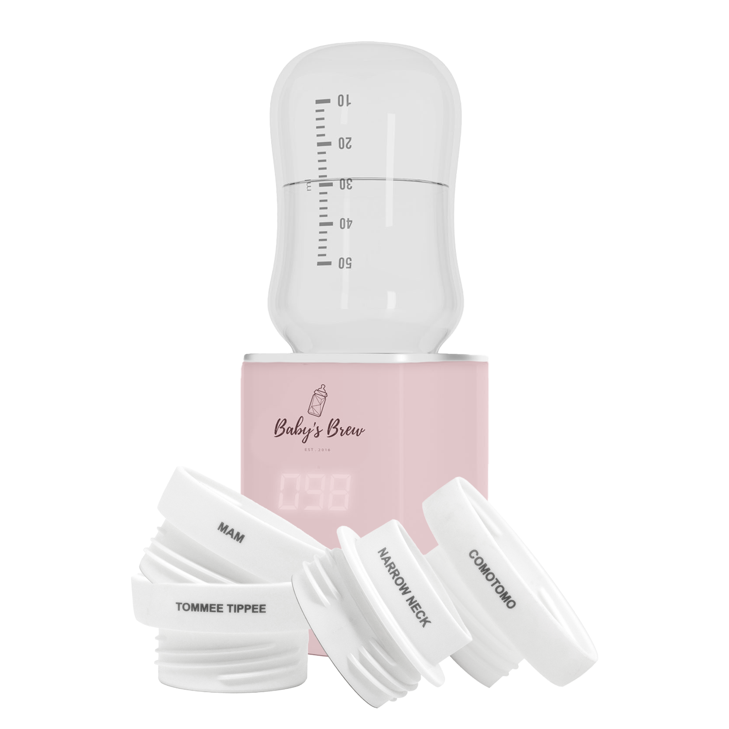 3.0 Portable Bottle Warmer Adapter Set (Warmer + Four Adapters)